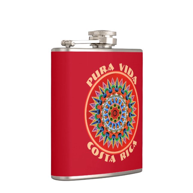 Pura Vida Costa Rica Hip Flask (Right)