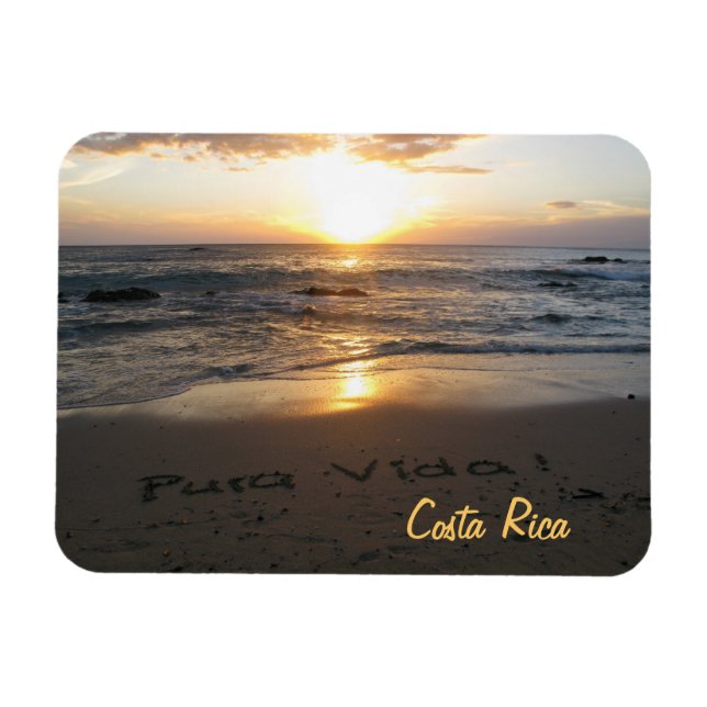 Pura Vida Costa Rica Magnet (Horizontal)