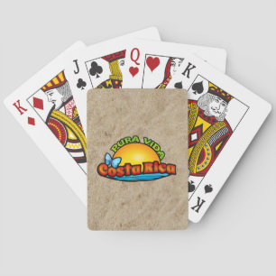 Pura Vida Costa Rica Playing Cards