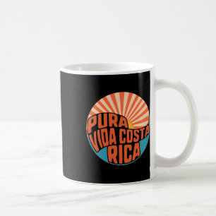 Pura Vida Costa Rica Sunset Surfing Summer Coffee Mug