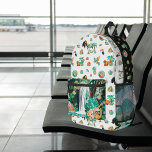 Pura Vida | Cute Illustrated Costa Rica Printed Backpack<br><div class="desc">Embrace the vibrant spirit of Costa Rica with the Pura Vida Cute Illustrated Costa Rica Backpack! Perfect for adventurers and dreamers alike, this eye-catching backpack features an array of whimsical, hand-drawn illustrations inspired by the lush landscapes, exotic wildlife, and tropical vibes of Costa Rica. From sloths and toucans to cascading...</div>