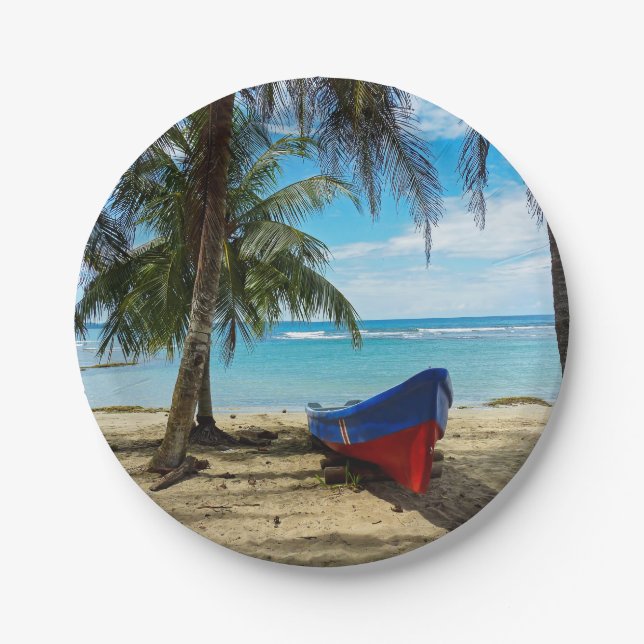 Pura Vida in Costa Rica - Central America Paper Plate (Front)
