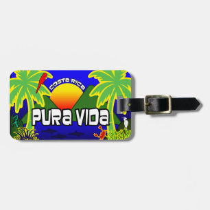 Pura Vida Personalised Luggage Tag