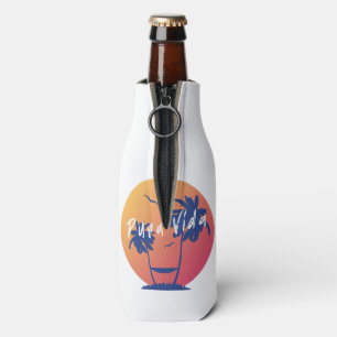 Pura Vida Sunset Beach Costa Rica Souvenir Bottle Cooler