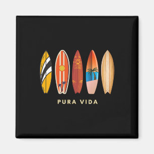Pura Vida Surfboards Costa Rica Surfing Magnet