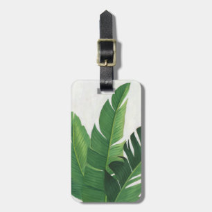 Pura Vida - Tropical Leaves Luggage Tag