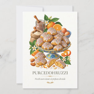 Purceddhruzzi - Vintage Italian Dessert Invitation