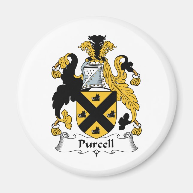 Purcell Family Crest Magnet (Front)