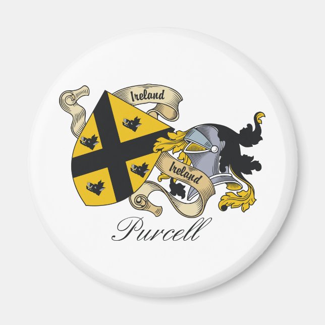 Purcell Family Crest Magnet (Front)