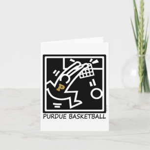 Purdue Basketball Dunk  Card