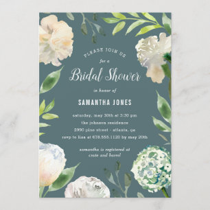 Pure Beauty EDITABLE COLOR Shower Party Invitation