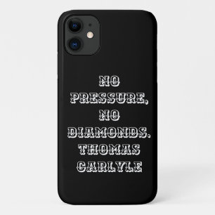 Pure Black text quotes Zazzle_Growshop. Case-Mate iPhone Case