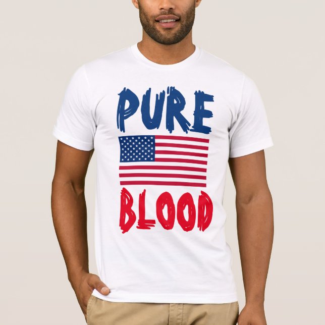PURE BLOOD PATRIOT DAD (ANTI-VAX) T-Shirts (Front)