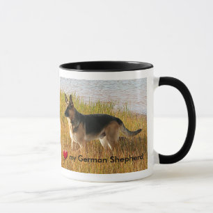 Pure Bred German Shepherd Photo on Ceramic Mug