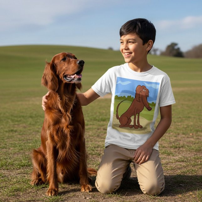 Pure Bred Irish Setter Dog T-Shirt (Creator Uploaded)