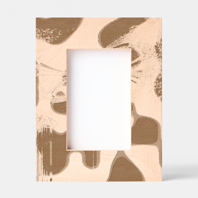 "Pure Contemporary" (4 x6 Portrait) Engraved Frame (Front)