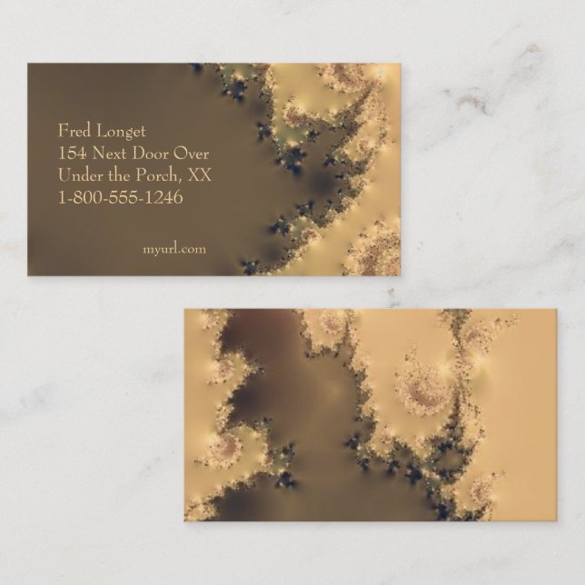 Pure Elegance Business Card (Front/Back)