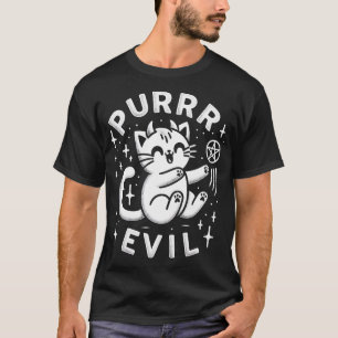Pure Evil Satanic Cat T-Shirt