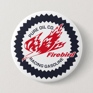 Pure Firebird Racing Gasoline vintage sign 7.5 Cm Round Badge