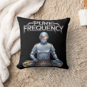 Pure Frequency – Electronic Music Art Cushion