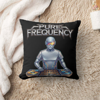 Pure Frequency – Electronic Music Art Cushion