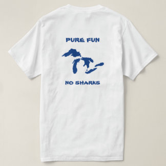 Pure Fun, No Sharks. White T-Shirt