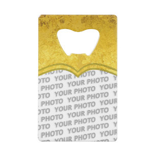 PURE GOLD LEAF Border + your text / photo