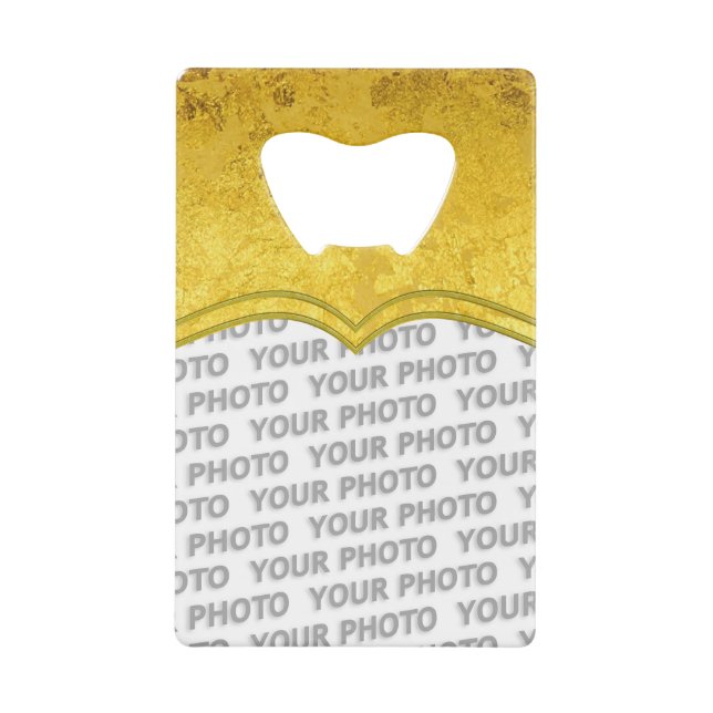 PURE GOLD LEAF Border + your text / photo (Front)