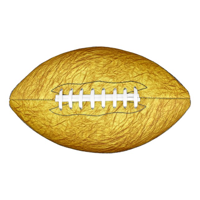 PURE GOLD PAPER Pattern + your text / photo Football (Front)