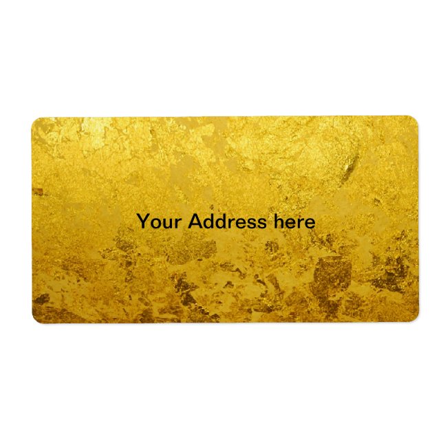 PURE GOLD pattern / gold leaf (Front)