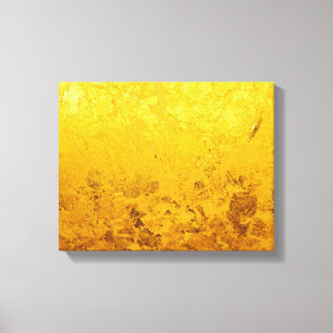 PURE GOLD pattern / gold leaf Canvas Print