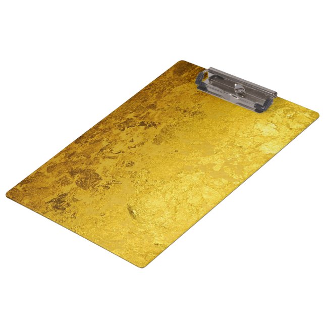 PURE GOLD pattern / gold leaf Clipboard (Angled)