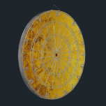 PURE GOLD pattern / gold leaf Dartboard<br><div class="desc">"Luxury Pattern Design by EDDA Fröhlich / EDDArt | basic: golden splatter,  foils,  papers,  sparkles etc. for wealth lovers   your image,  text,  monogram | for other designs & products feel free to contact me: contact@eddart.de "</div>