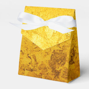 PURE GOLD pattern / gold leaf Favour Box