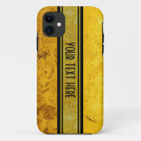 PURE GOLD pattern / gold leaf + your text