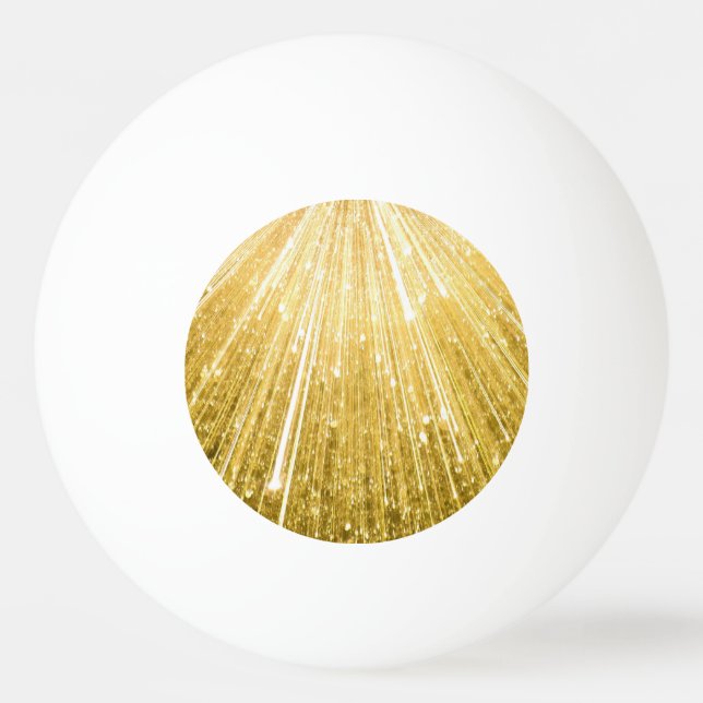 PURE GOLD pattern / golden shower Ping Pong Ball (Back)