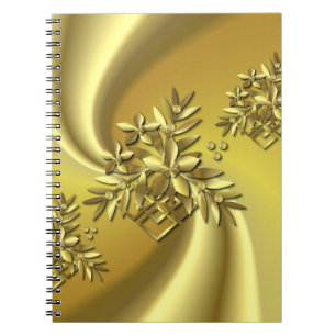 Pure Gold Spiral Notebook