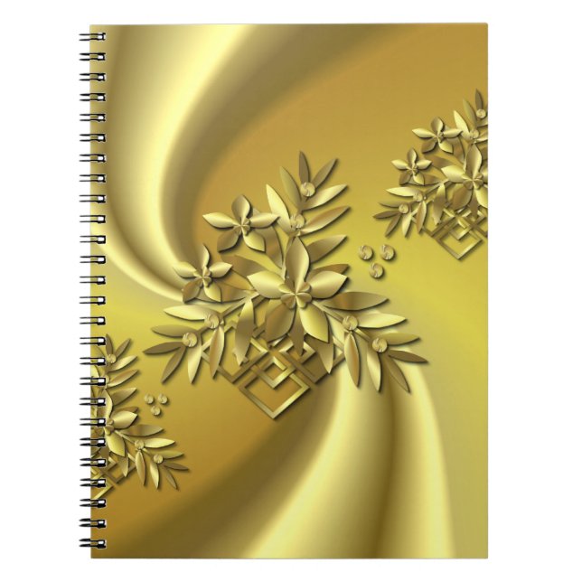 Pure Gold Spiral Notebook (Front)