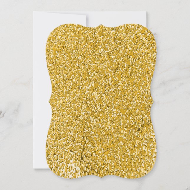 PURE GOLD Splatter Pattern + your text (Front)