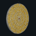 PURE GOLD Splatter Pattern your text Dartboard<br><div class="desc">"Luxury Pattern Design by EDDA Fröhlich / EDDArt | basic: golden splatter, foils, papers, sparkles etc. for wealth lovers your image, text, monogram | for other designs & products feel free to contact me: contact@eddart.de "</div>