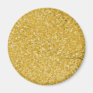 PURE GOLD Splatter Pattern + your text / photo Magnet