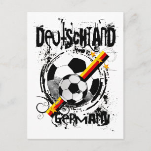 Pure Grunge Germany Soccer T-shirts and Gifts Postcard