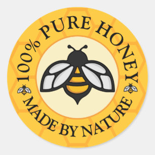 Pure Honey  Classic Round Sticker