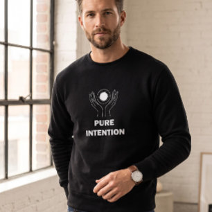 Pure Intention Minimalist Crewneck Sweatshirt