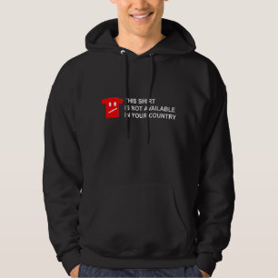 Pure Irony - White on Dark Hoodie