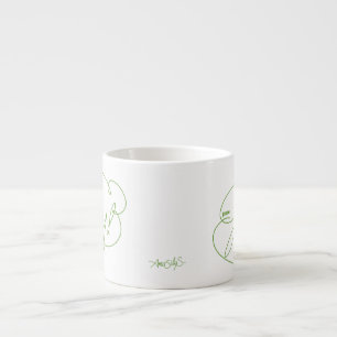 pure JOY - Bold CloudS - Christmas Edition Green - Espresso Cup