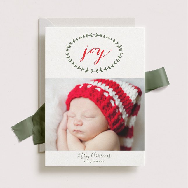 Pure Joy Holiday Photo Card (Creator Uploaded)