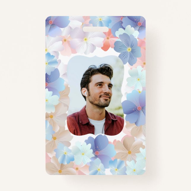 Pure love as a Flower ID Badge (Front)