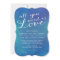 Pure Love Watercolor Wedding  / Ocean Blue