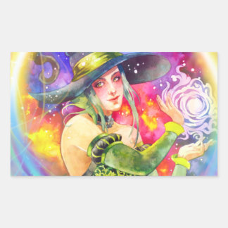 Pure magick rectangular sticker